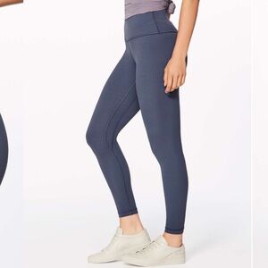 Lululemon Align Pant II Shadow Blue size 6